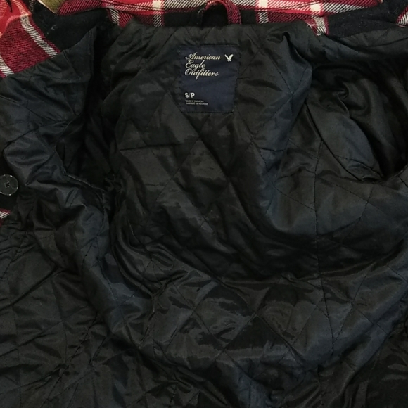American Eagle checkard board jacket size S - Picture 6 of 9